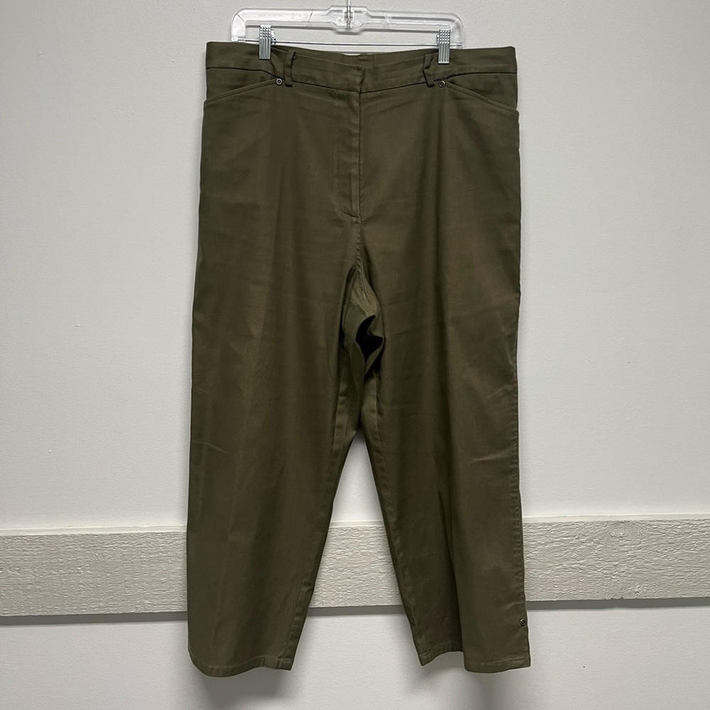 DKNY Plus Size Cropped Pants 16W